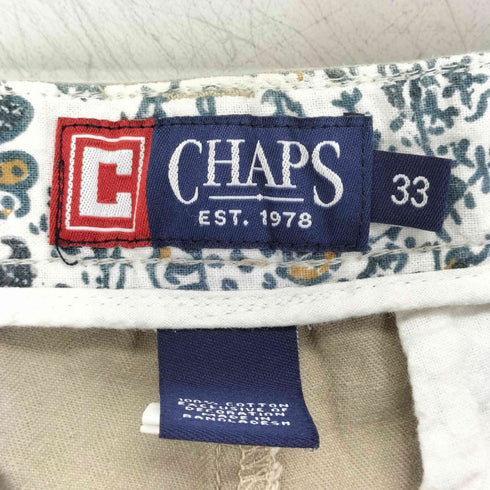 チャップスラルフローレン CHAPS RALPH LAUREN コットンカーゴショーツ メンズ 33