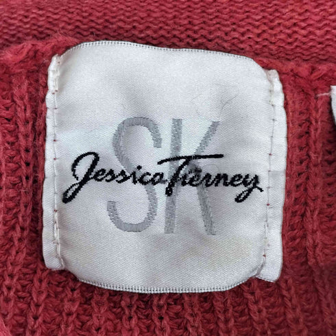 jessica tierney サイドスリット 裾ポケット コットン ニット メンズ import:L