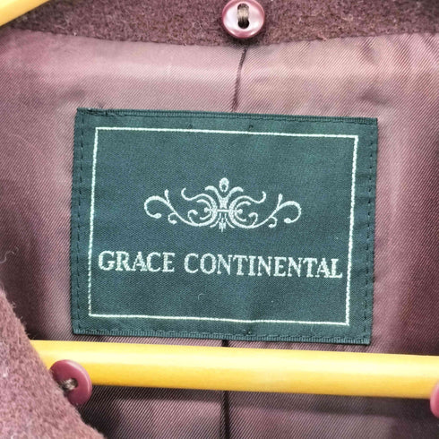 グレースコンチネンタル GRACE CONTINENTAL カシミヤ混 ダッフルコート レディース 38