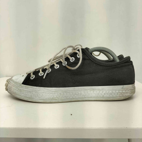 アクネストゥディオズ ACNE STUDIOS キャンバス フロントロゴ入り ローカット スニーカー メンズ 42