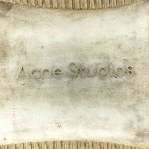 アクネストゥディオズ ACNE STUDIOS キャンバス フロントロゴ入り ローカット スニーカー メンズ 42