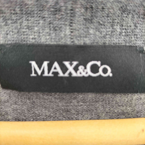 マックスアンドコー MAX&CO. ショールカラー ロング丈カーディガン レディース import:S