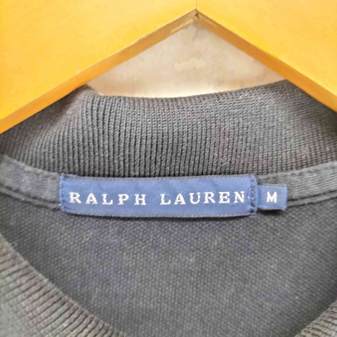 ラルフローレン RALPH LAUREN ロゴワッペン刺繍ポロシャツ レディース M
