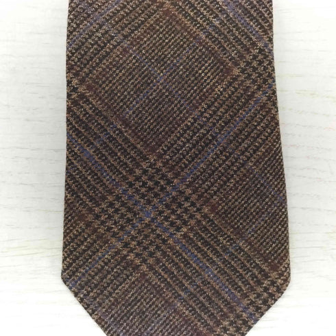 ブルックスブラザーズ BROOKS BROTHERS USA製 チェック柄ウールネクタイ メンズ