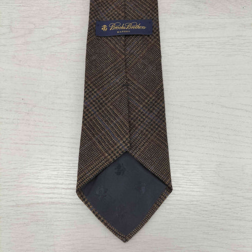 ブルックスブラザーズ BROOKS BROTHERS USA製 チェック柄ウールネクタイ メンズ