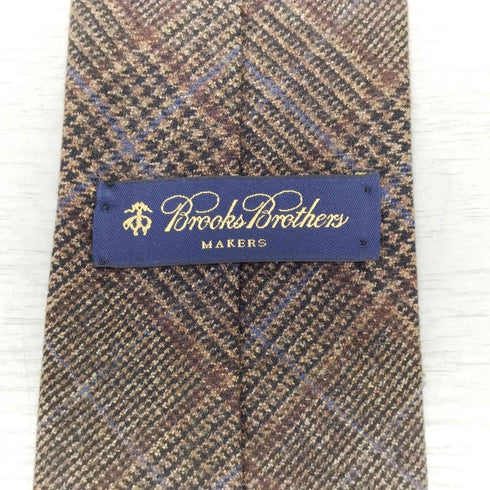 ブルックスブラザーズ BROOKS BROTHERS USA製 チェック柄ウールネクタイ メンズ