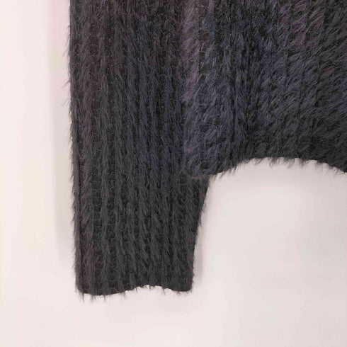 レイビームス Ray BEAMS 24AW シャギー ハイネック ジップ カーディガン レディース