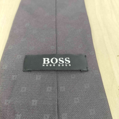 ヒューゴボス HUGO BOSS 小紋柄シルクネクタイ メンズ