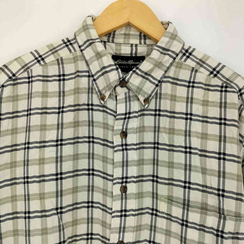 エディーバウアー Eddie Bauer チェック 長袖 ボタンダウンシャツ メンズ import:L