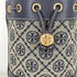 トリーバーチ TORY BURCH Tモノグラム ジャカード ミニ ショルダー バケット ハンドバッグ レディース