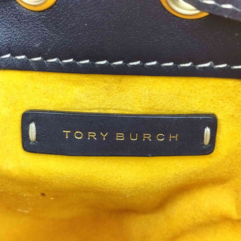 トリーバーチ TORY BURCH Tモノグラム ジャカード ミニ ショルダー バケット ハンドバッグ レディース