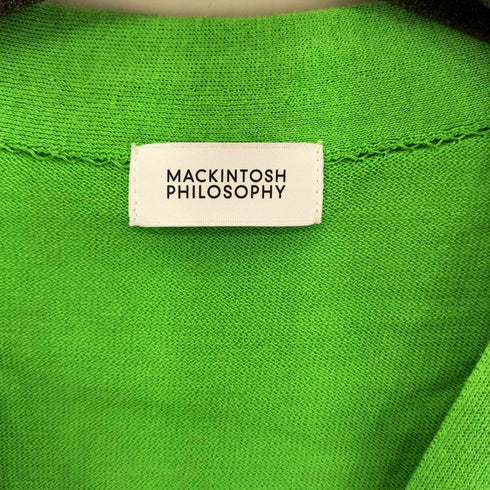 マッキントッシュフィロソフィー MACKINTOSH PHILOSOPHY 薄手 コットン アセテート ロングスリーブ カーディガン レディース 38