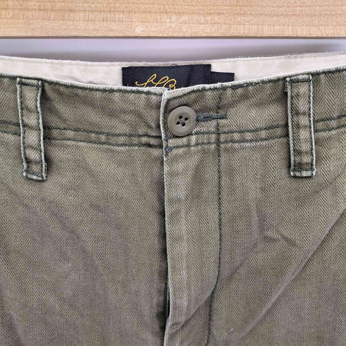 エルエルビーン L.L.Bean 筆記体タグ 復刻 ヘリンボーン ショーツ メンズ 34