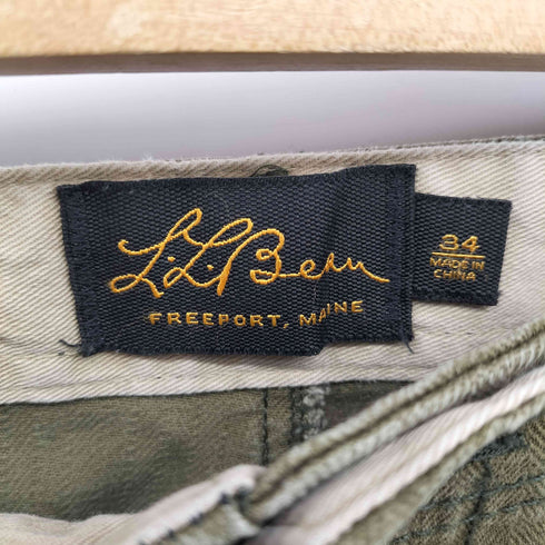 エルエルビーン L.L.Bean 筆記体タグ 復刻 ヘリンボーン ショーツ メンズ 34