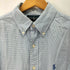 ラルフローレン RALPH LAUREN CUSTOM FIT チェック ボタンダウンシャツ メンズ import:M