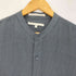 ペリーエリス PERRY ELLIS 90s 総柄 シルク100 長袖 スタンドカラーシャツ メンズ import:L