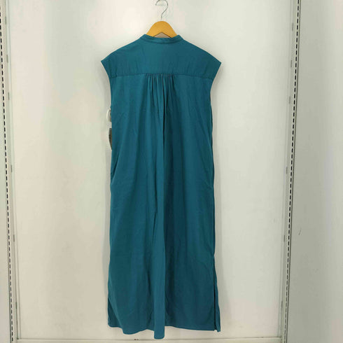 マカフィー MACPHEE 22SS コットンナイロンバンドカラーシャツワンピース レディース JPN:36