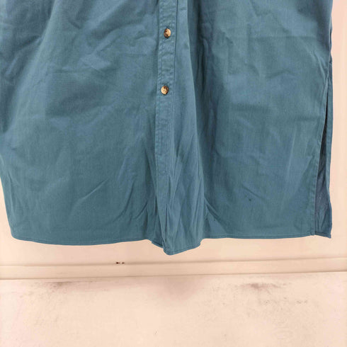 マカフィー MACPHEE 22SS コットンナイロンバンドカラーシャツワンピース レディース JPN:36