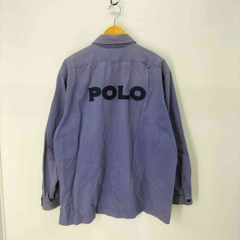 ポロスポーツラルフローレン POLO SPORT RALPH LAUREN ハーフジップ 両面ロゴワッペン ワークジャケット メンズ import:L