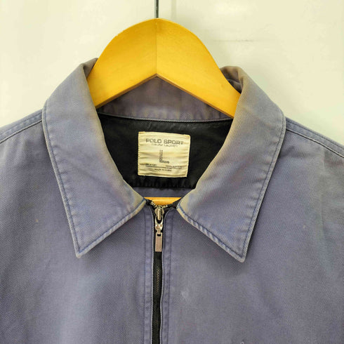ポロスポーツラルフローレン POLO SPORT RALPH LAUREN ハーフジップ 両面ロゴワッペン ワークジャケット メンズ import:L