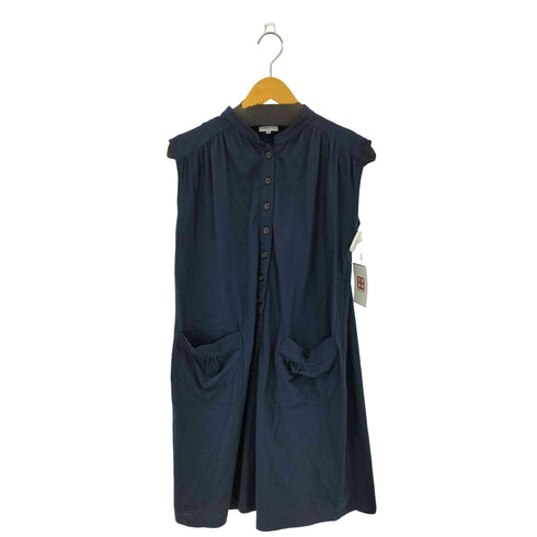 マッキントッシュフィロソフィー MACKINTOSH PHILOSOPHY ノースリーブ ハーフボタン シャツワンピース レディース 38