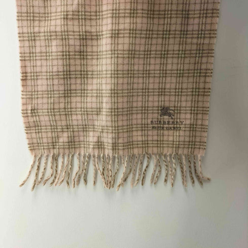 バーバリーブルーレーベル BURBERRY BLUE LABEL ウールチェックマフラー レディース