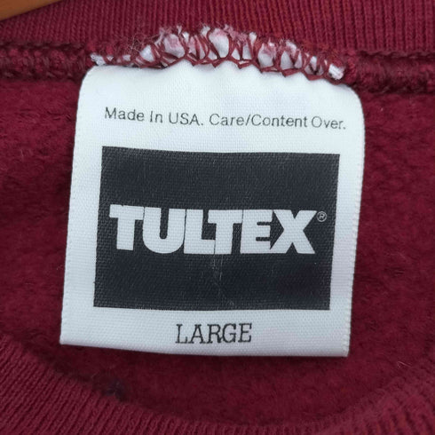 タルテックス TULTEX 80-90s USA製 ブランク クルーネックスウェット メンズ import:L
