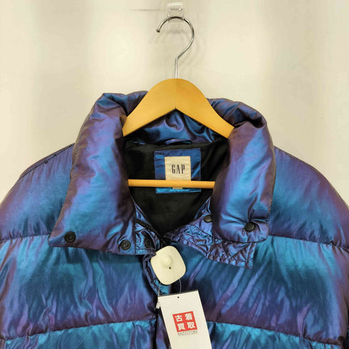 ギャップ Gap メタルパープル ハイネック ショート丈ダウンジャケット レディース S