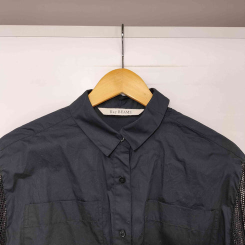レイビームス Ray BEAMS 24SS メッシュ スリーブ シャツ レディース