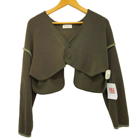 ビームスボーイ BEAMS BOY 25SS ショート ミリタリー ライナー カーディガン レディース FREE