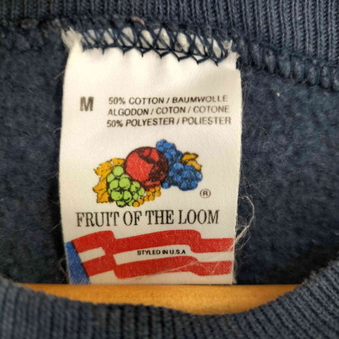 フルーツオブザルーム FRUIT OF THE LOOM 90S アイルランド製 ラグランスウェット メンズ import:XL