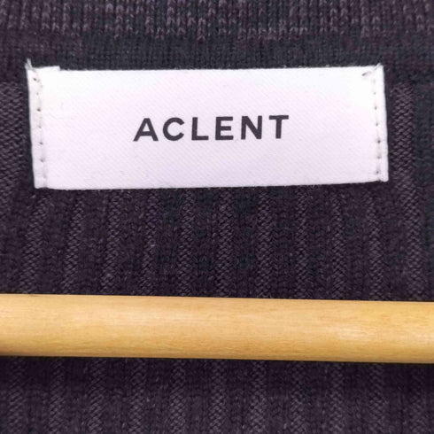 アクレント ACLENT front zip split top レディース FREE