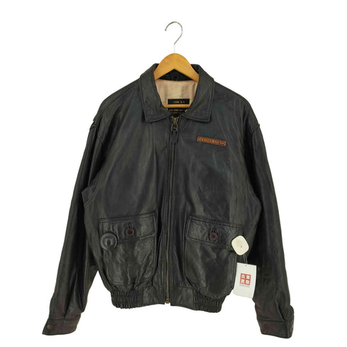 アヴィレックス AVIREX 90S G-1 GENUINE LEATHER フライトジャケット メンズ import:L