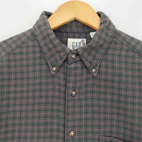 ギャップ Gap 90s 白タグ コットン ボタンダウンシャツ メンズ import:M