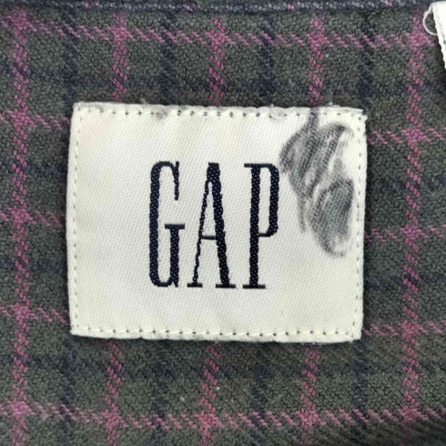 ギャップ Gap 90s 白タグ コットン ボタンダウンシャツ メンズ import:M