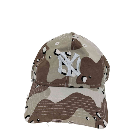 ニューエラ NEW ERA 9TWENTY チームロゴ刺繍 リップストップ カモ柄6パネルキャップ メンズ