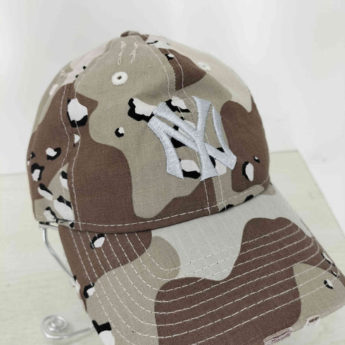 ニューエラ NEW ERA 9TWENTY チームロゴ刺繍 リップストップ カモ柄6パネルキャップ メンズ