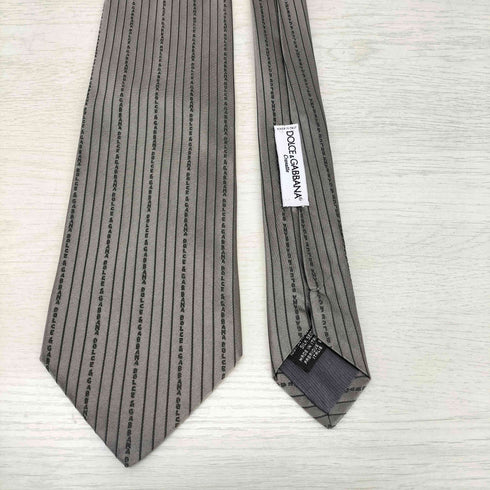 ドルチェアンドガッバーナ DOLCE&GABBANA ストライプシルクネクタイ メンズ