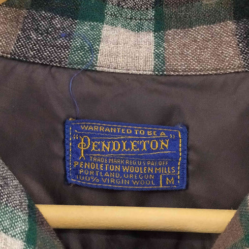 ペンドルトン PENDLETON 50S チェック ボートシャツ メンズ M