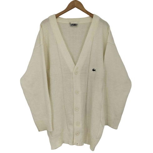 シュミーズラコステ CHEMISE LACOSTE Vネック ニット カーディガン メンズ import:M