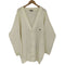 シュミーズラコステ CHEMISE LACOSTE Vネック ニット カーディガン メンズ import:M