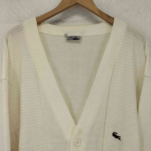 シュミーズラコステ CHEMISE LACOSTE Vネック ニット カーディガン メンズ import:M
