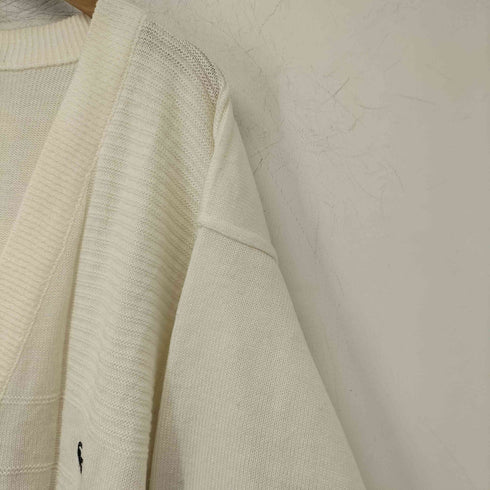 シュミーズラコステ CHEMISE LACOSTE Vネック ニット カーディガン メンズ import:M