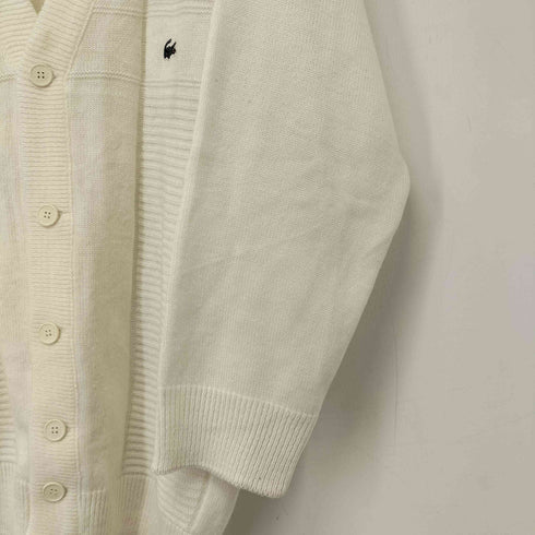 シュミーズラコステ CHEMISE LACOSTE Vネック ニット カーディガン メンズ import:M