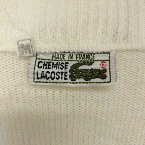 シュミーズラコステ CHEMISE LACOSTE Vネック ニット カーディガン メンズ import:M