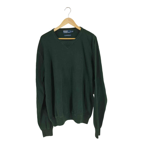 ポロバイラルフローレン Polo by RALPH LAUREN 90S ポニー刺繍 コットンニット メンズ XXL