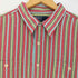 ポロバイラルフローレン Polo by RALPH LAUREN 90s 猫目ボタン チンスト マルチストライプ 長袖シャツ メンズ import:XL