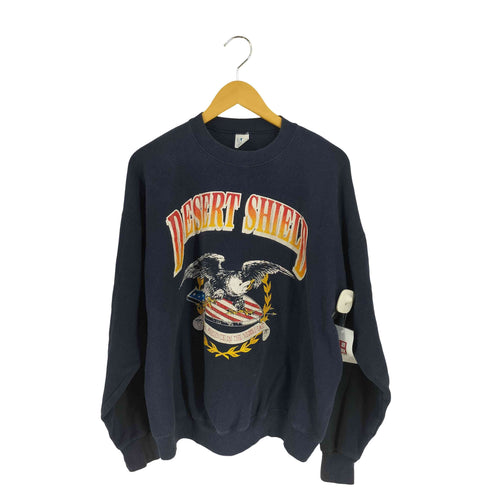 アーテックス ARTEX 70-80s USA製 DESERT SHIELD プリントスウェット メンズ import:XL