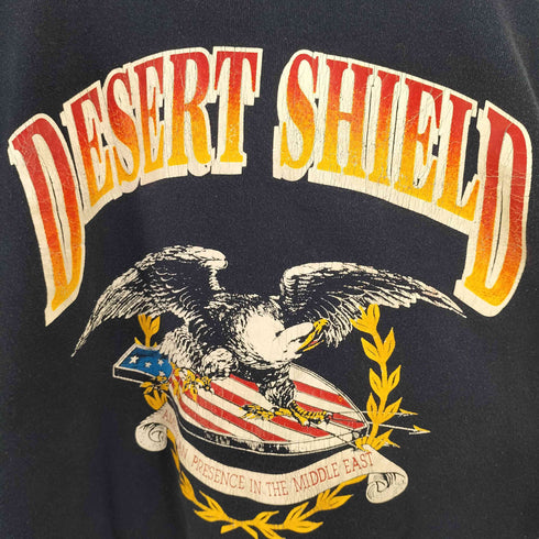 アーテックス ARTEX 70-80s USA製 DESERT SHIELD プリントスウェット メンズ import:XL