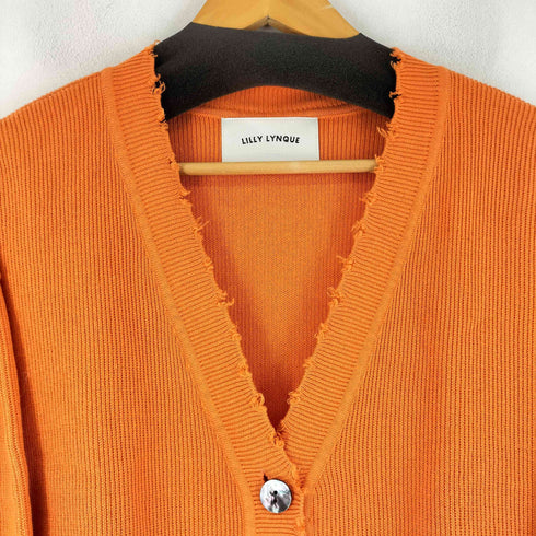 LILLY LYNQUE ダメージ加工 カーディガン レディース JPN:38